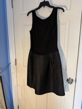 Classic Black Sleeveless A-Line Dress